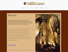 Tablet Screenshot of diamondcaverns.com